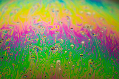 Bild von Seiffenblasen mit Lichtbrechung